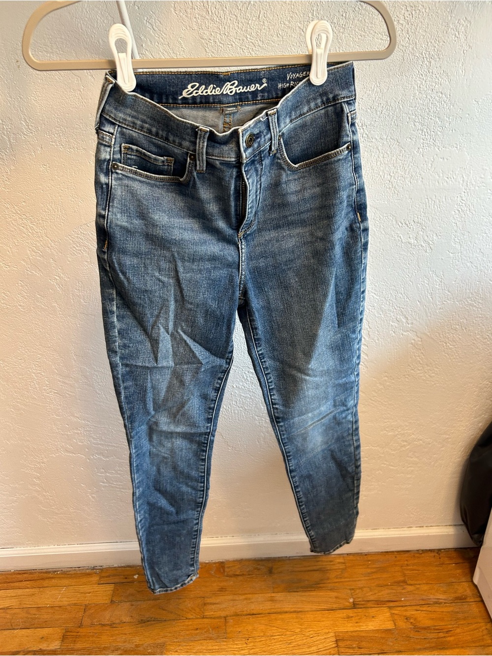Eddie Bauer Light Blue Voyager High Rise Skinny Jeans